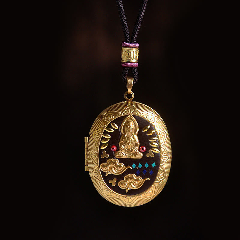 Kette Kupfer Kwan Yin – Wohlstand Avalokitesvara Rope(Necklace Length:72cm)