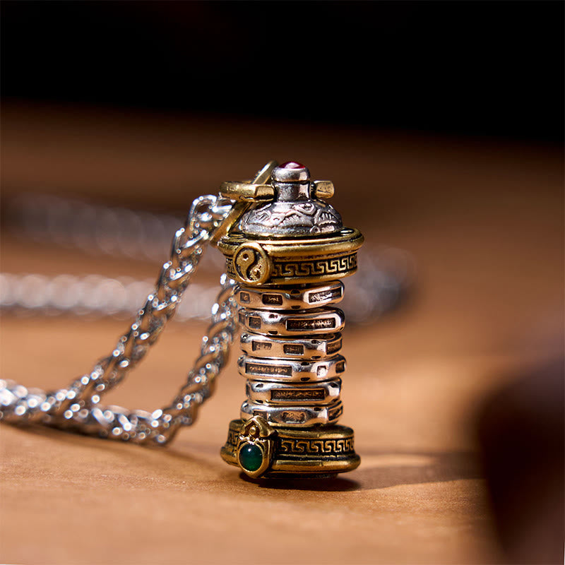 Kette Kupfer Yin Yang Turm Drehbar – Balance
