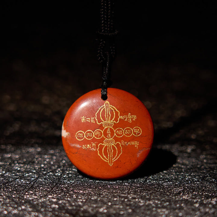 Kette Schwarzer Obsidian Vajra Natur – Erfüllung