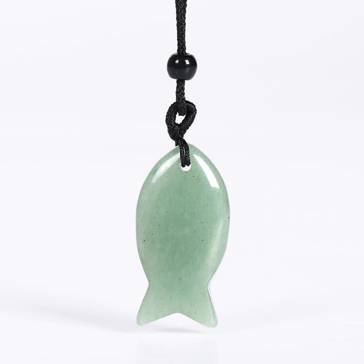 Kette Rosenquarz Amethyst Topas Koi-Fisch – Erfolg Green Aventurine