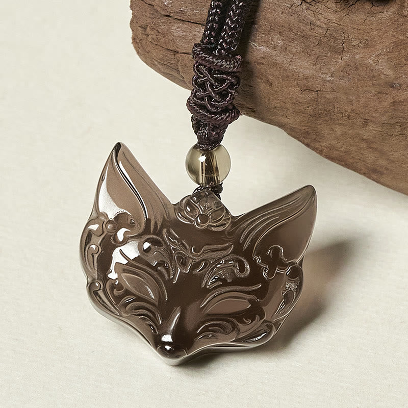 Kette Obsidian Fuchs-Relief – Schutz