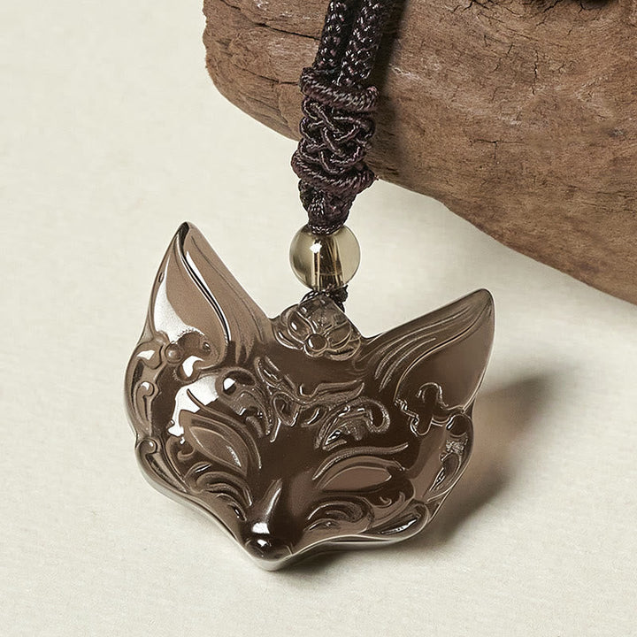 Kette Obsidian Fuchs-Relief – Schutz