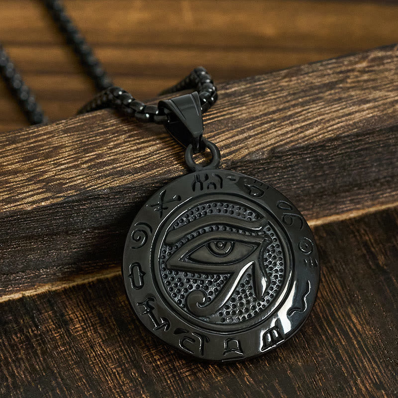 Kette Titanstahl Böses Auge Balance – Balance Black Titanium Steel Evil Eye