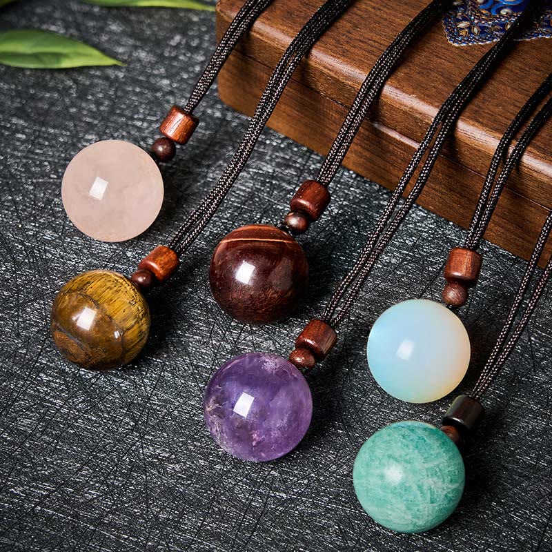 Heilstein Ketten Rosenquarz Tigerauge Rauchquarz Amethyst Chakra Schutzsteine