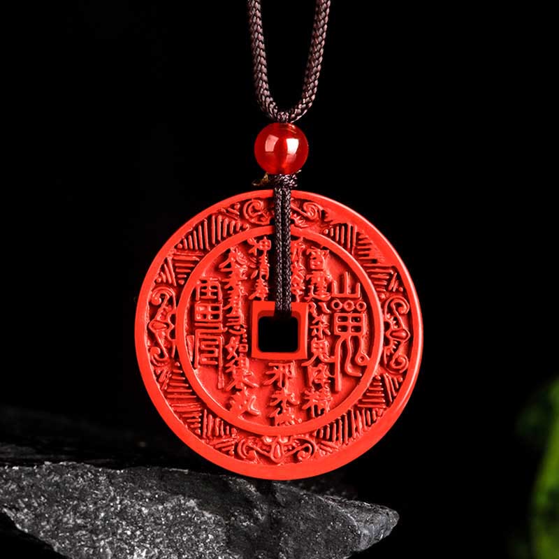 Kette Zinnober Berggeist Bagua Natur – Segen