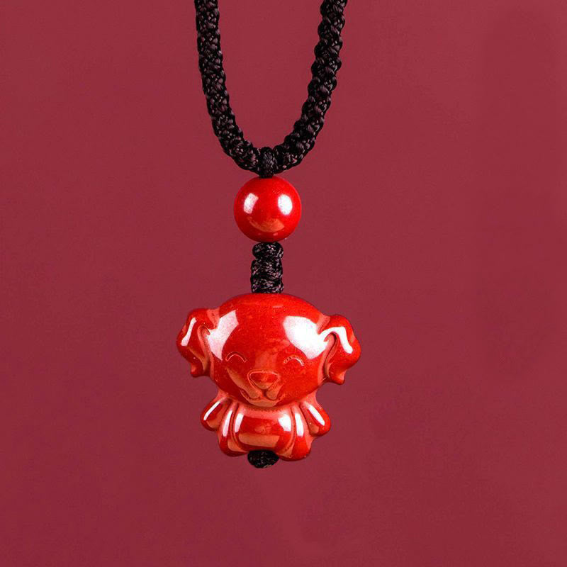 Kette Zinnober Pferd Chinesischer Zodiak – Segen Dog