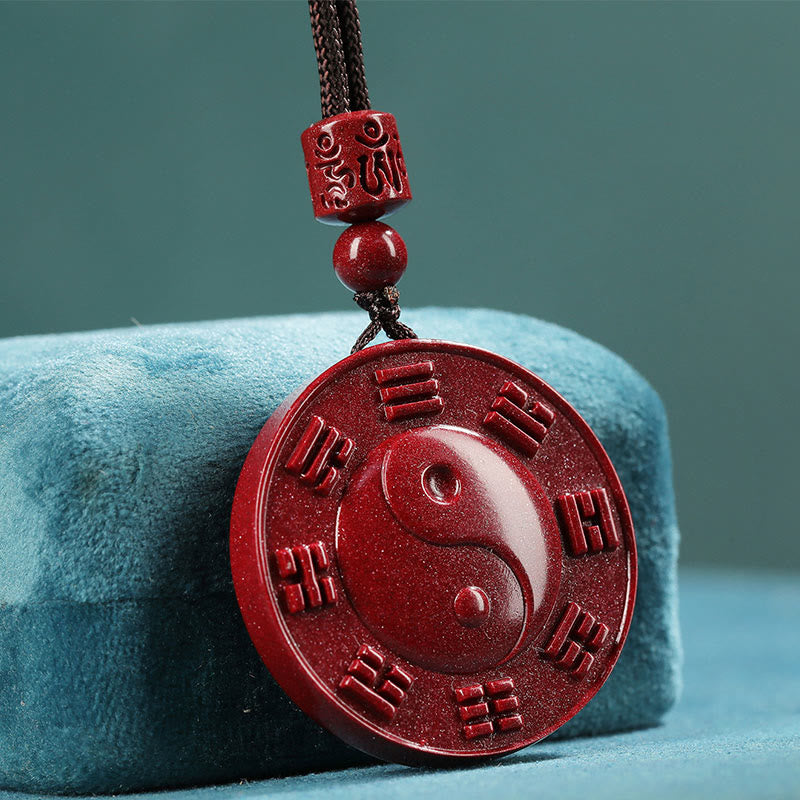 Kette Zinnober Yin Yang Bagua – Segen
