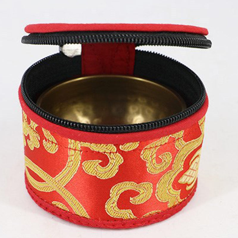 Klangschalen Aus Tibet Tasche Reißverschluss Geschenk