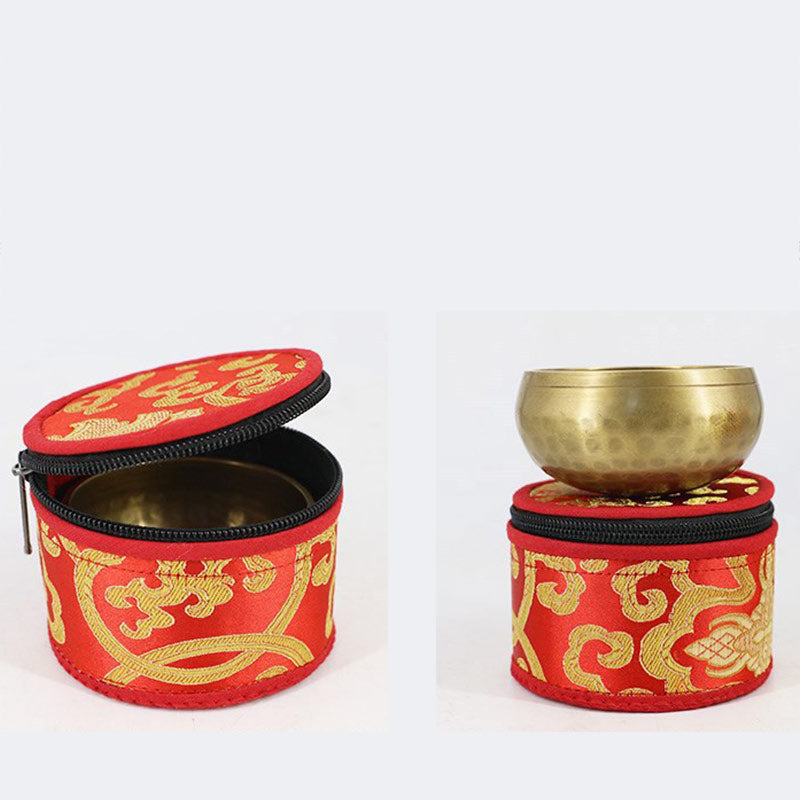 Klangschalen Aus Tibet Tasche Reißverschluss Tibetisch