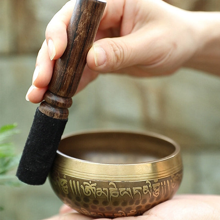 Klangschalen Meditation Tibetisch Yoga Set Entspannung