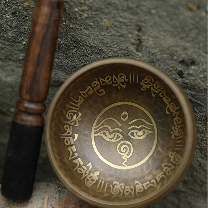 Klangschalen Meditation Tibetisch Yoga Set