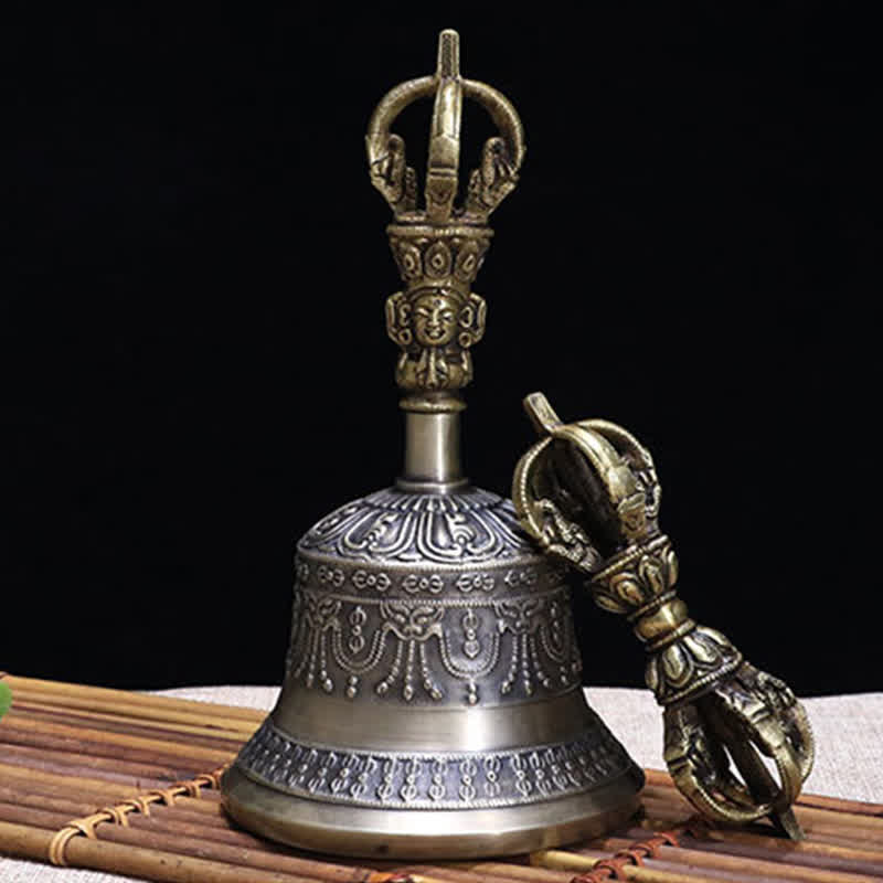 Klangschalen Meditationen Glocke Dorje Kupfer Deko