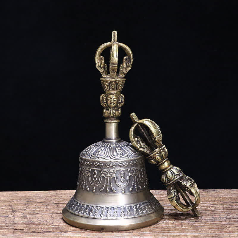 Klangschalen Meditationen Glocke Dorje Kupfer Tibetisch