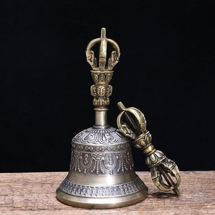 Klangschalen Meditationen Glocke Dorje Kupfer Tibetisch