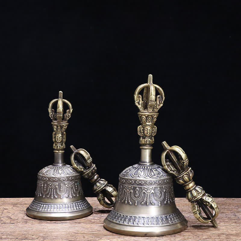Klangschalen Meditationen Glocke Dorje Kupfer