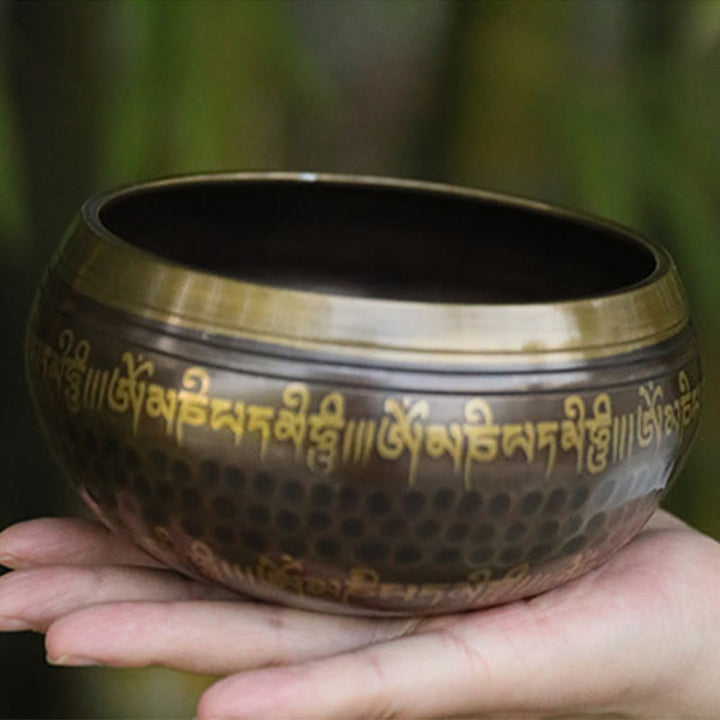 Klangschalen Sets Sutra-Muster Heilung Geschenk