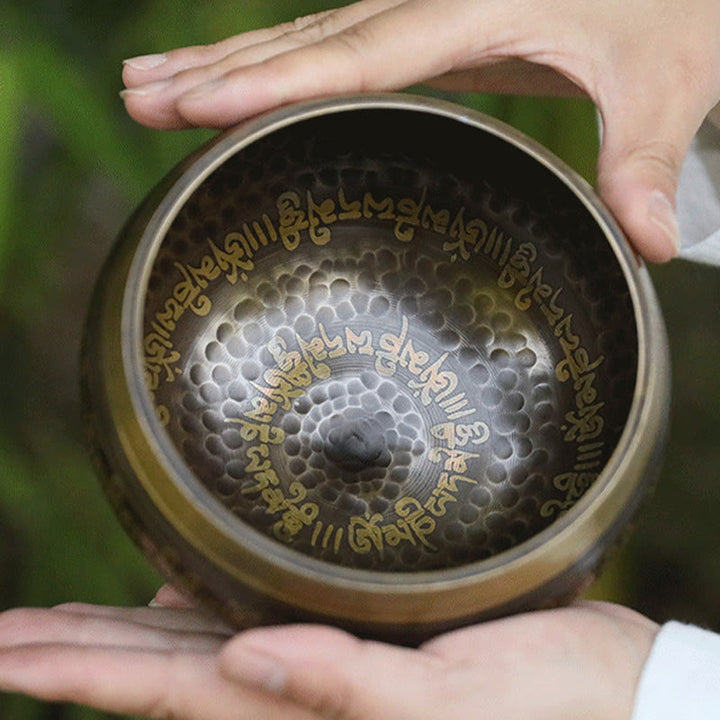 Klangschalen Sets Sutra-Muster Heilung Meditation