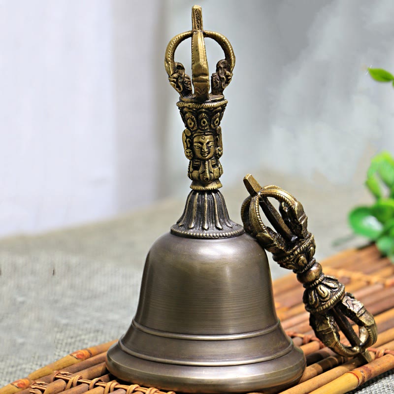 Klangschalen Tibetische Glocke Dorje Kupfer Meditation