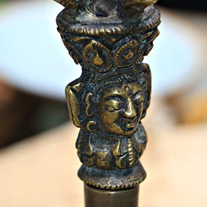 Klangschalen Tibetische Glocke Dorje Kupfer Yoga