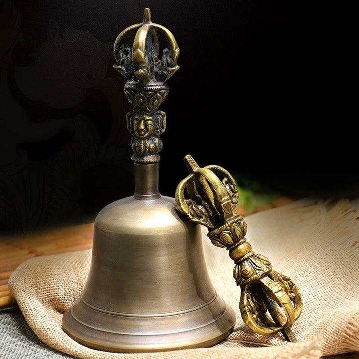 Klangschalen Tibetische Glocke Dorje Kupfer