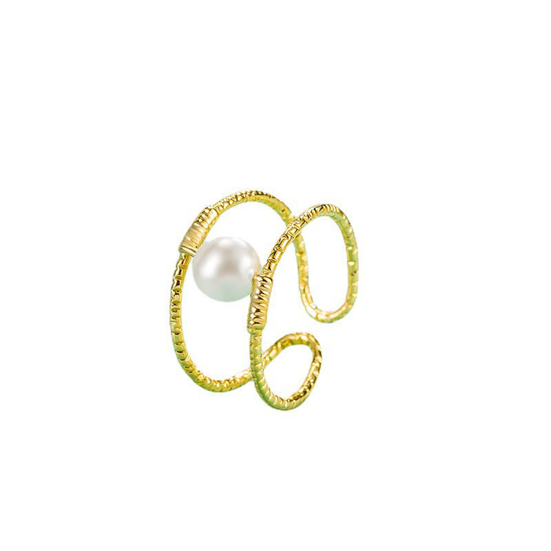 Ring Kupfer Jade Perle getragen Glück Wohlstand Fengshui Symbol
