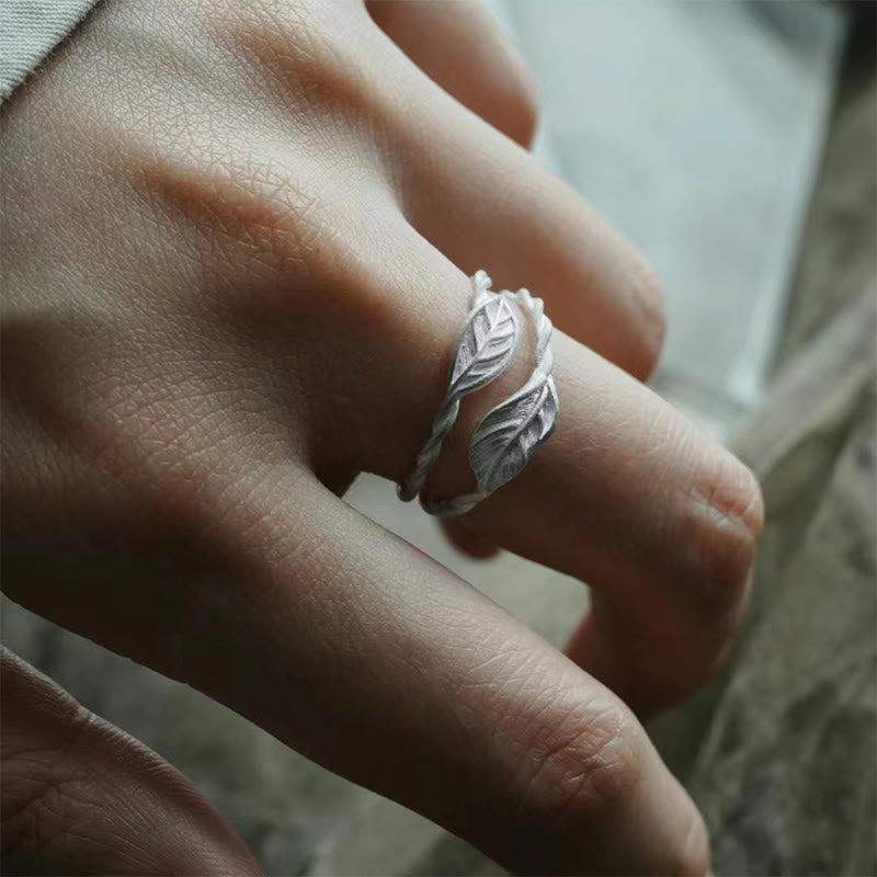 Kupfer Ring Buddha Blatt getragen Wohlstand Glück Abundanz Spirituell