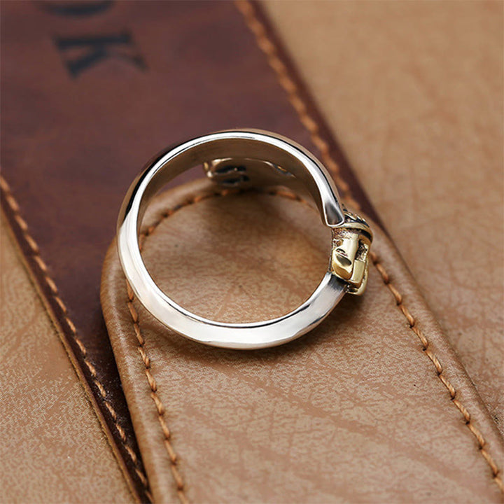 Kupfer Dorje Vajra Ring Glück Wohlstand Schutz Meditation