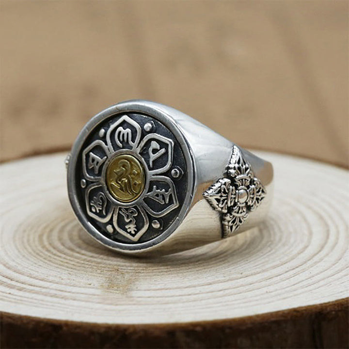 Ring Kupfer Om Mani Padme Hum – Klarheit
