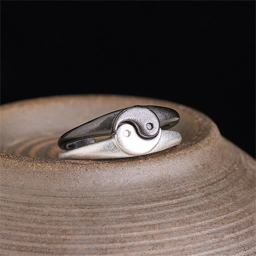 Ring Kupfer Yin Yang Harmonie Balance Energiering Fengshui Glück Schmuck