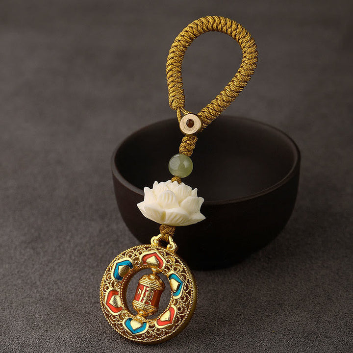 Schlüsselanhänger Bodhi Jade Kupfer – Frieden