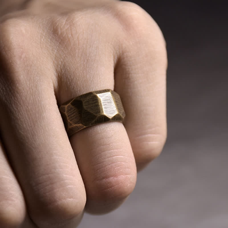 Ring kupfer tibetisches Design getragen Wohlstand Feng Shui Schutz