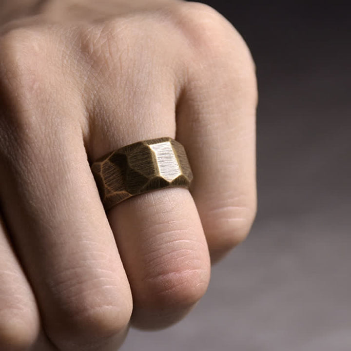 Ring kupfer tibetisches Design getragen Wohlstand Feng Shui Schutz