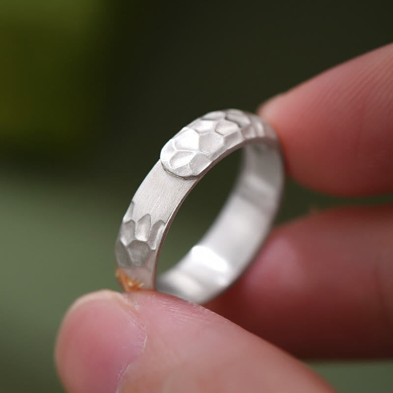 Ring Kupfer Hammer Om Mani Padme Hum Wohlstand Schutz Glück
