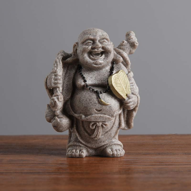 Lachende Buddha Harz Segen Wohnzimmer