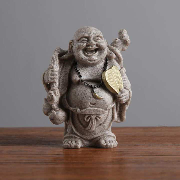 Lachende Buddha Harz Segen Wohnzimmer