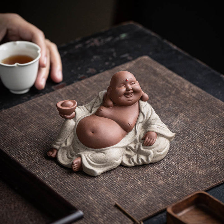 Lachender Buddha Geldkröte Glück Geschenk