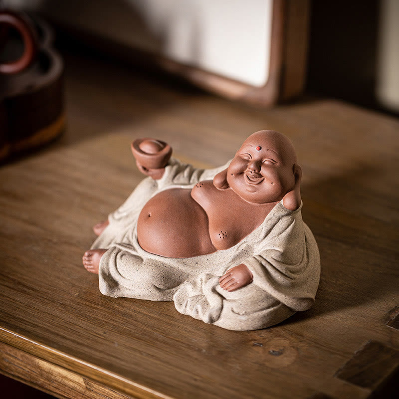 Lachender Buddha Geldkröte Glück