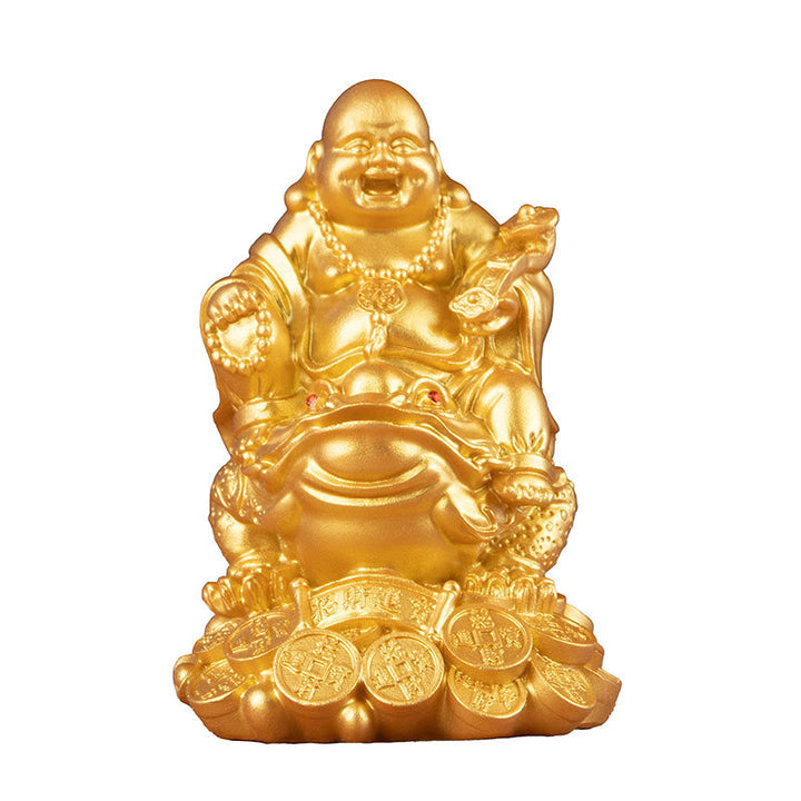 Lachender Buddha Geldkröte Reichtum Deko