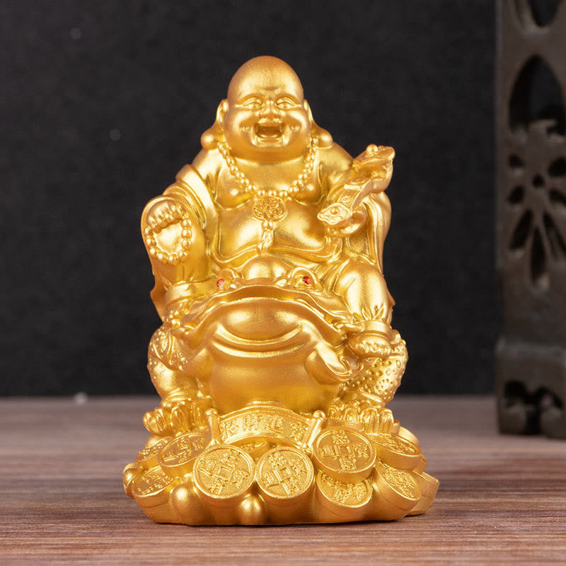 Lachender Buddha Geldkröte Reichtum