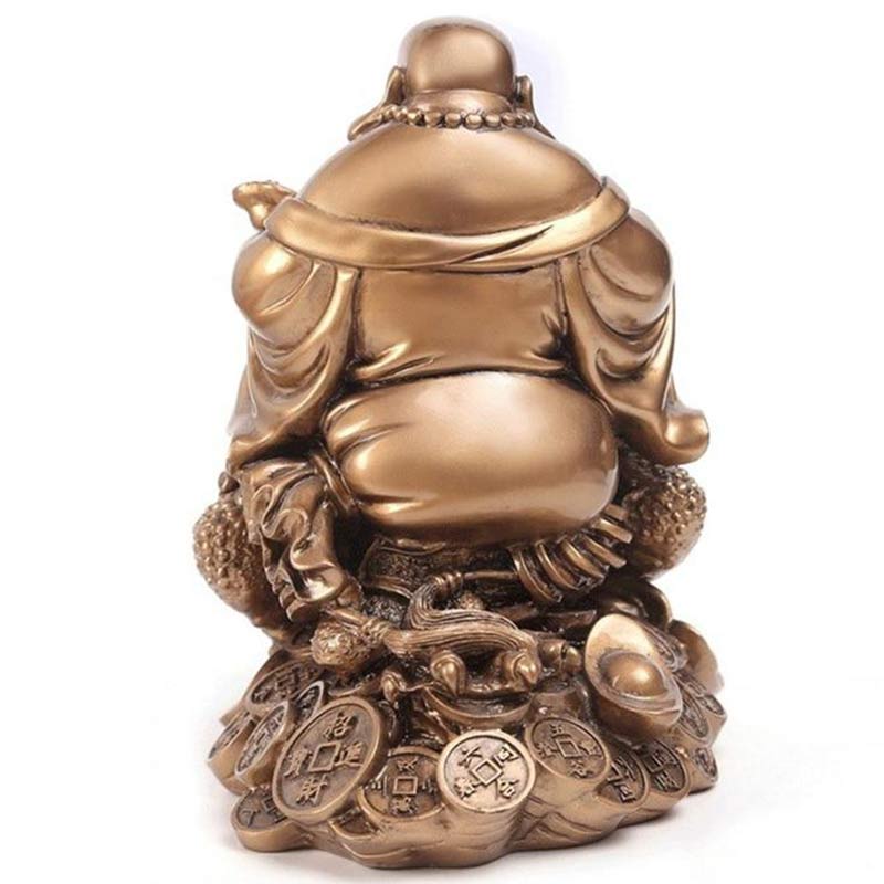 Lachender Buddha Kröte Feng Shui Glücksbringer