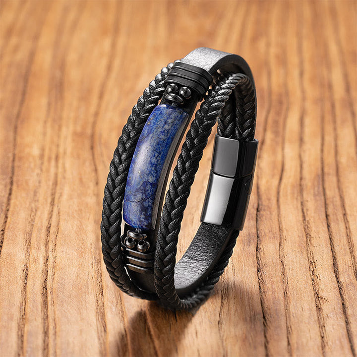 Armband Lapislazuli Hämatit – Stärke
