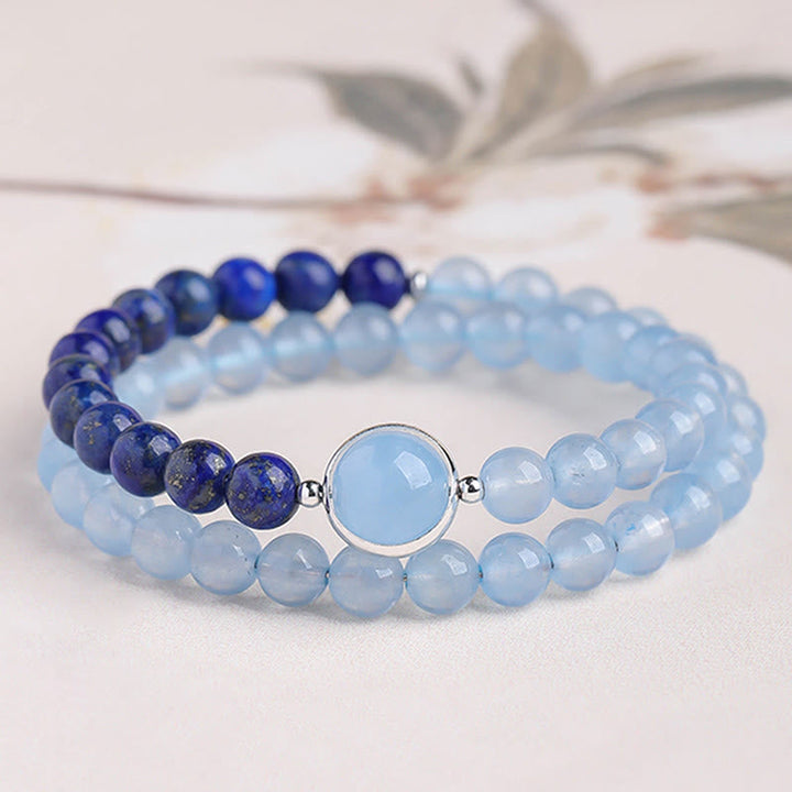 Armband Lapislazuli Aquamarin – Heilung