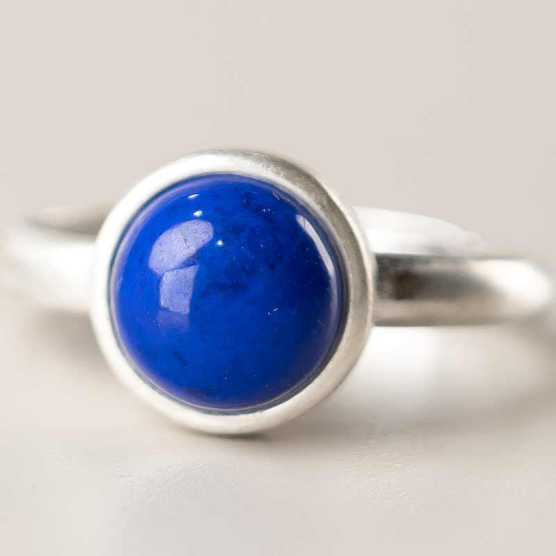 Ring 925 Silber Lapislazuli Türkis Balance Meditation Chakra Harmonie