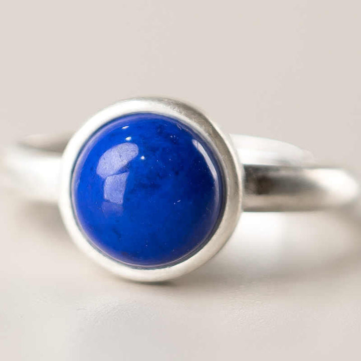 Ring 925 Silber Lapislazuli Türkis Balance Meditation Chakra Harmonie