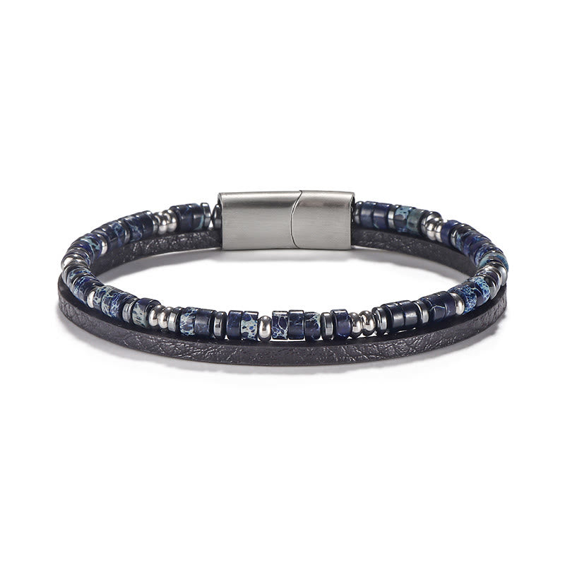 Armband Lapislazuli Tigerauge – Balance