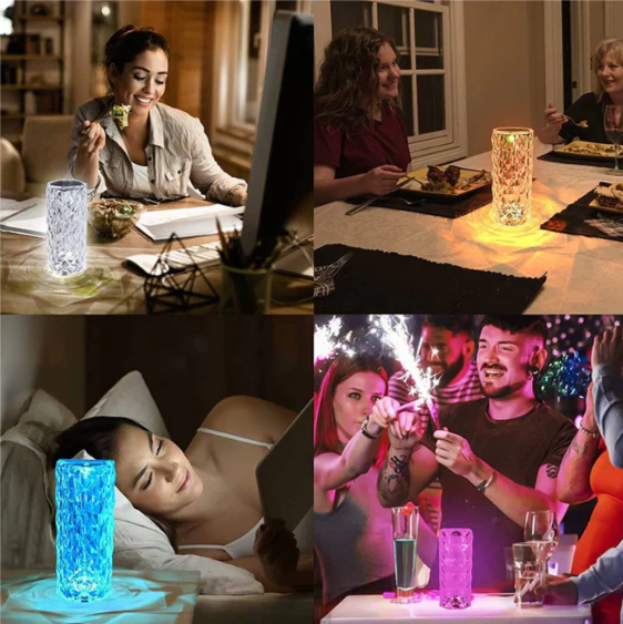 LED Kristall Lampe Esstisch