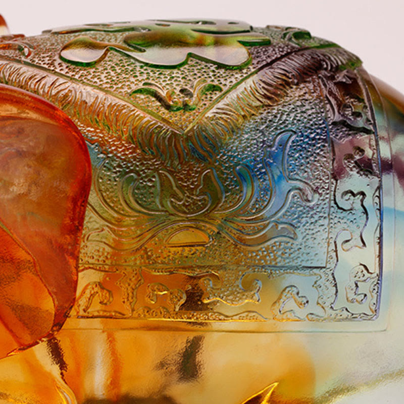 Liuli Kristall Elefant Weisheit Reichtum Glücksbringer