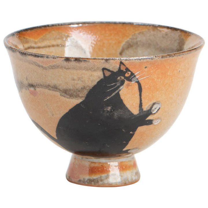 Lustige Teetasse Süße Katze Keramik Kung Fu Deko