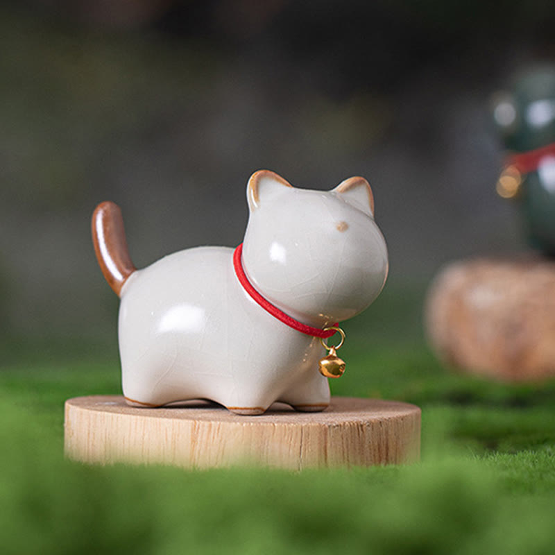 Maneki Neko Keramik Mini Deko