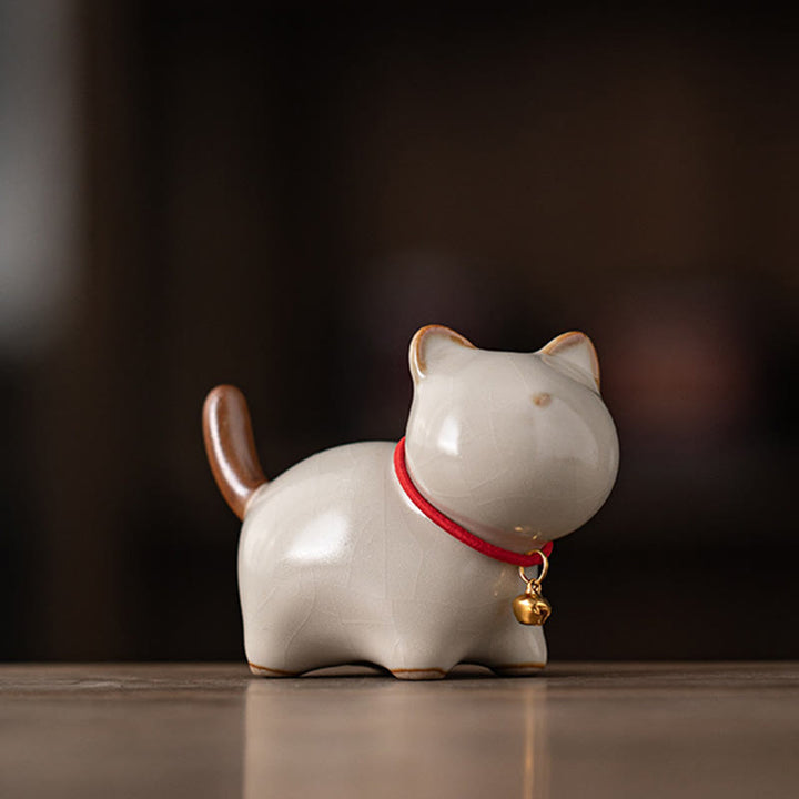 Maneki Neko Keramik Mini Feng Shui